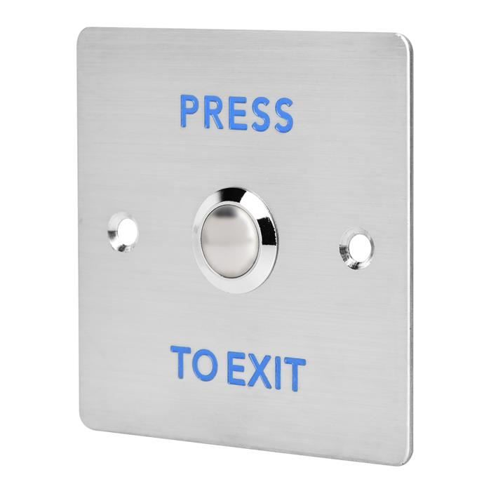 Bouton Poussoir De Sortie De Porte HD4K – Alliage Zinc – IP65 – Modèle Exit01