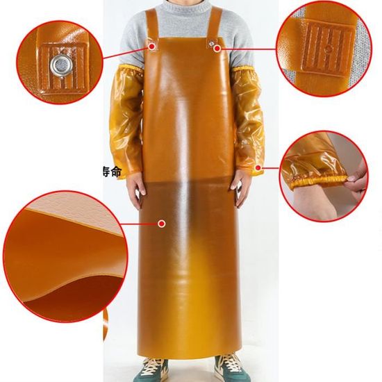 Nanxson Tablier Unisexe Imperméable Résistant À L'huile PVC Pour Usine