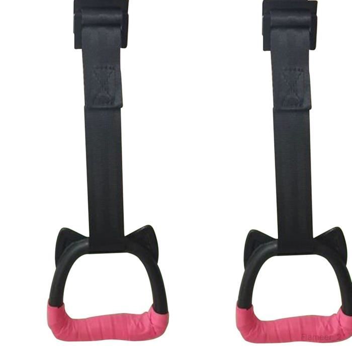 Anneaux de gymnastique pour enfants,Anneaux de suspension avec sangles,Anneaux de fitness professionnels,Anneaux de traction pour enfants,Barre