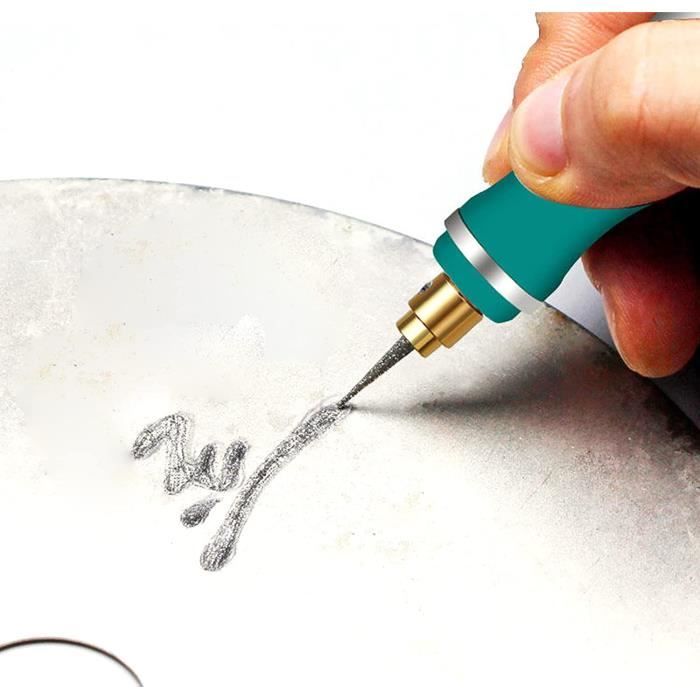Outil de gravure - JOYFAN - Stylo Graveur Électrique - Rechargeable - 3 Vitesses - Alliage d'aluminium - Bricolage
