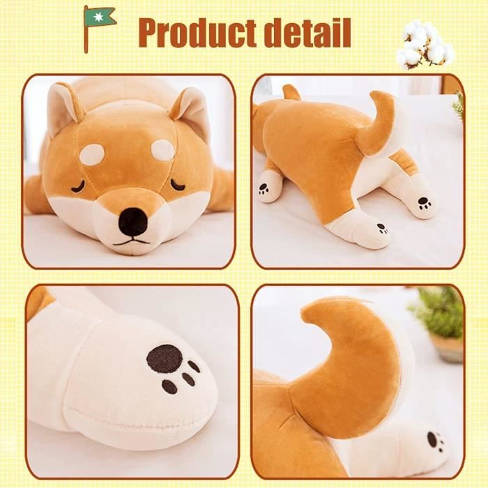 Oreiller en peluche chien Shiba inu • Ma Peluche