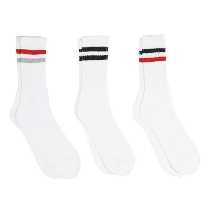 Chaussettes homme ECKO SPORT Pack de 6 Paires Tennis ECKO Blanc 43-46 Pack  de 6 paires tennis ecko blanc - Cdiscount Prêt-à-Porter