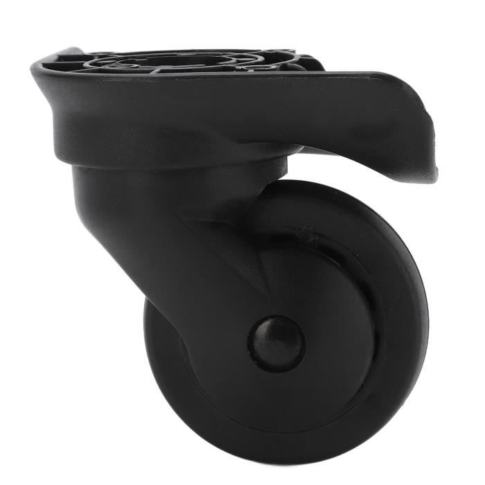 Roulette de valise, paire de roues pivotantes pour bagages Roulettes pivotantes pour valise Repalcement A19 Roues à double rangée muettes-VSIAISV