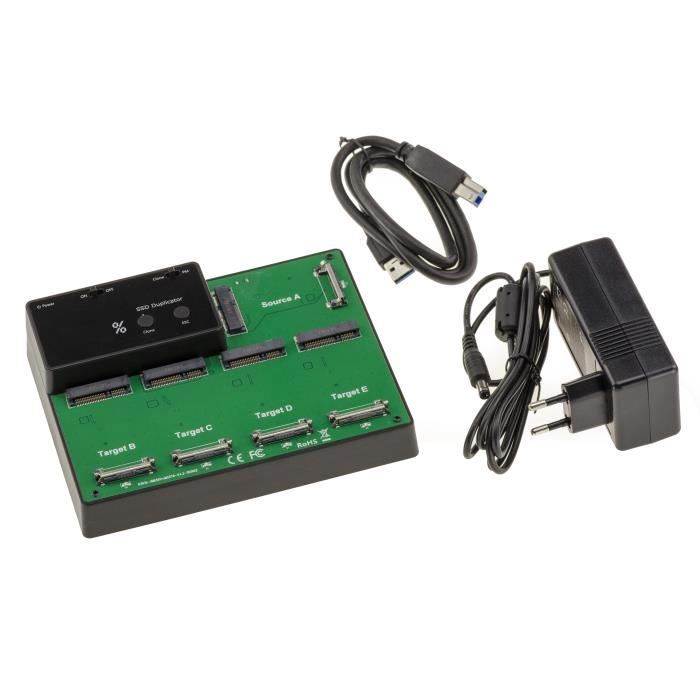 MAIWO Estación de Acoplamiento SAS a USB3.0, USB a 2.5 3.5 pulgadas SAS