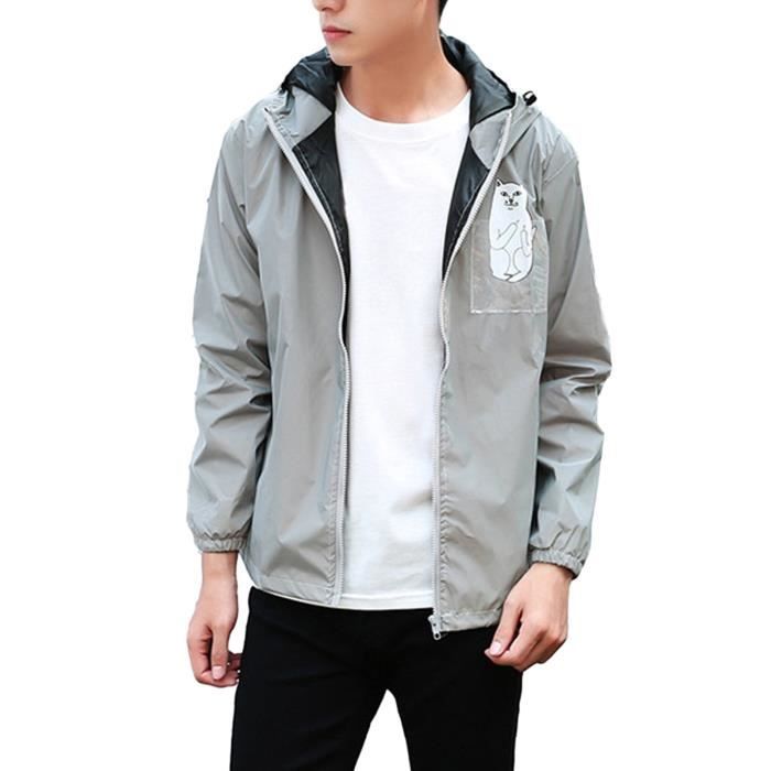 Manteau réfléchissant pour femmes et hommes Gris Cdiscount PrêtàPorter