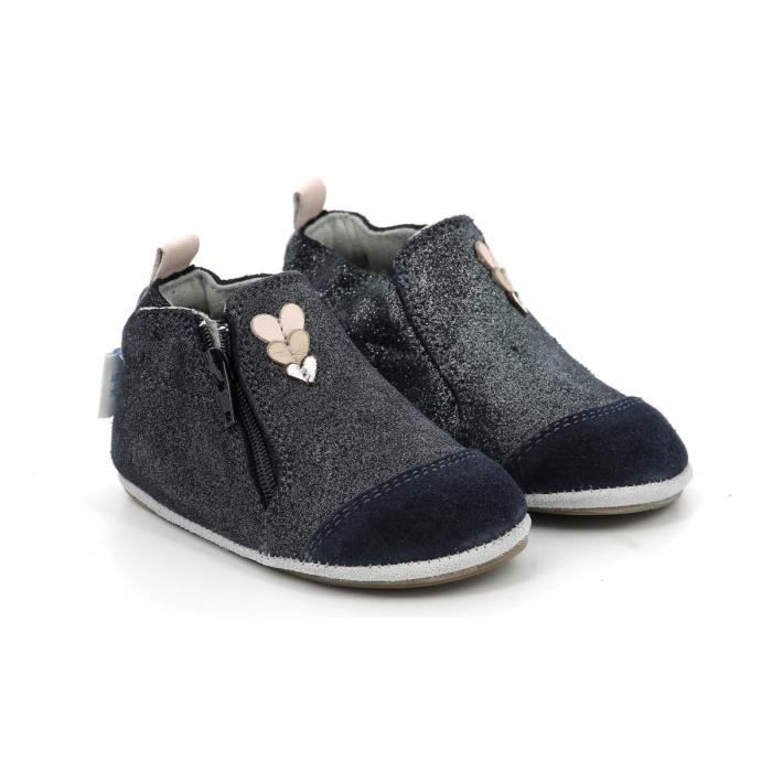 Roddeez ROBEEZ Chaussons Touti Heart Marine Fille Marine - Cdiscount Chaussures