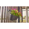 ARTEVASI Jardinière Pot de fleurs pour balcon Capri Individ - 30,5 x 54 x H 28 cm - 11 L - Rouge foncé-2
