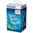 Kit de cartouches de nettoyage pour rasoir Philips JC303/50 SmartClean - lot de 3 cartouches-2