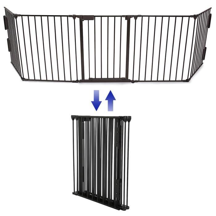 Barrière de sécurité - Grille de protection pour enfants pour cheminée et  escaliers TECTAKE : Comparateur, Avis, Prix
