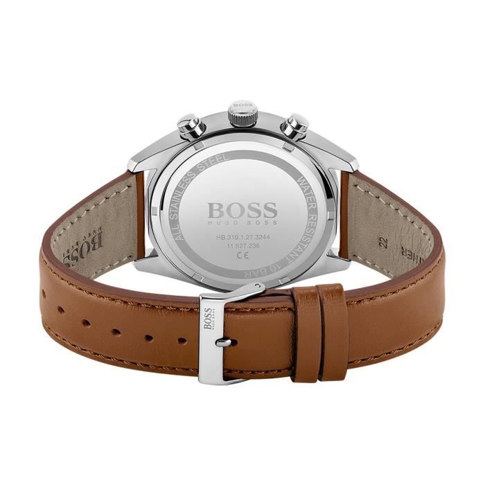 Montre Homme HUGO BOSS BLACK SPORT LUX en Cuir Marron 232809