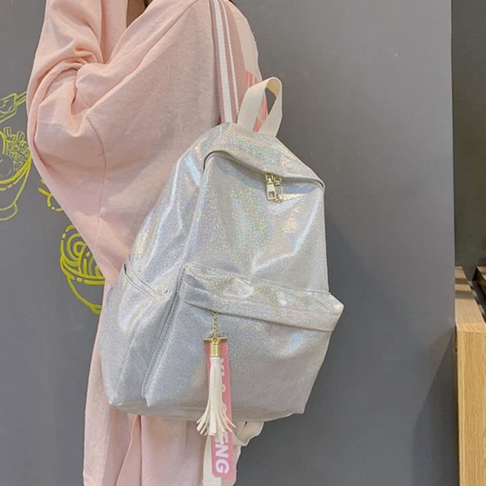 Sac a dos clearance argenté