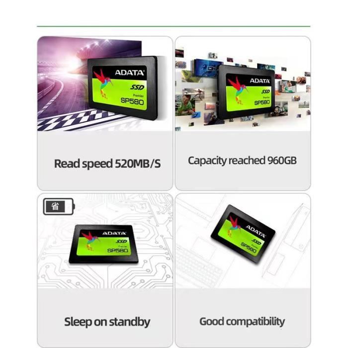 SSD 2To Disque dur interne 2.5 SATA III