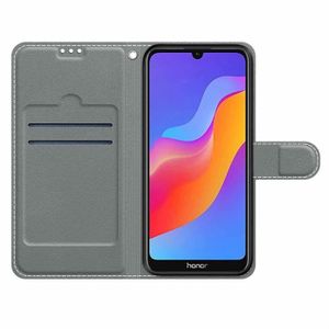Étui/sac Bandoulière Pour Huawei Y6 (2019) - Noir, 2 Compartiments, Boucle Ceinture, Neuf