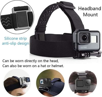 Navitech 18-en-1 Kit D'Accessoires Pour Caméras D'action - Compatible Avec Le LONGTAIHE Caméra D'action 4K