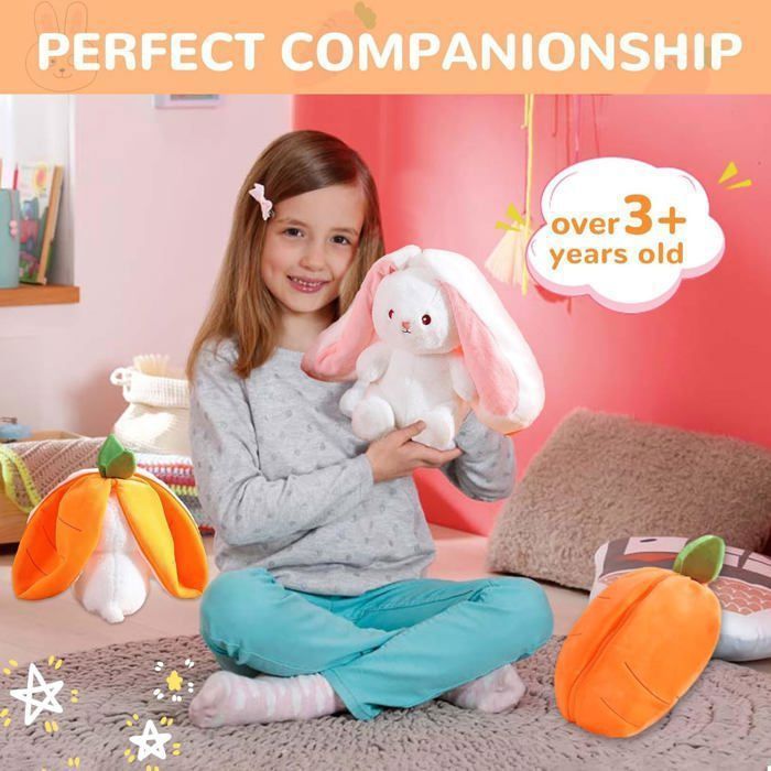 Peluche Lapin En Colère Géante - Doudou Doux En Coton, Cadeau Pour Ado/adulte