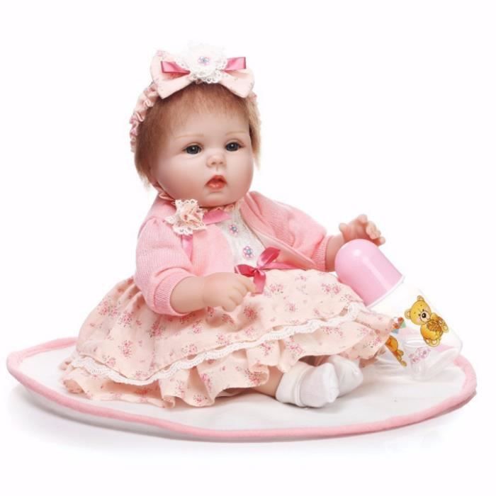 40cm silicone renaître poupées pour bébé poupées vente réel de preemie -  Cdiscount Jeux - Jouets