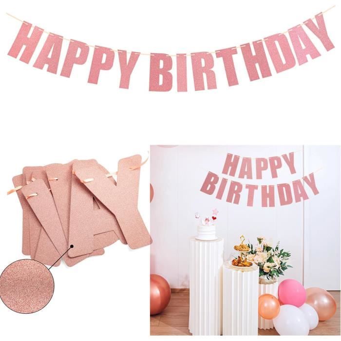 Décoration 15 Ans Anniversaire Fille Or Rose Ballon 15 Ans Fille Anniversaire Décoration Cadeau