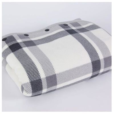 Poncho Polaire Femme Chaud Avec Boutons - Châle Cape Plaid Doux Et Confortable Pour L'Hiver, Couverture Canapé 100x140cm