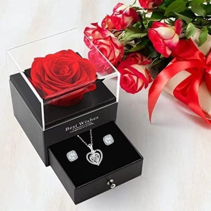 Boucles D'oreilles Femme En Argent 925 Avec Strass - 6 Mm, Idéales Cadeau Saint-Valentin Noël Anniversaire