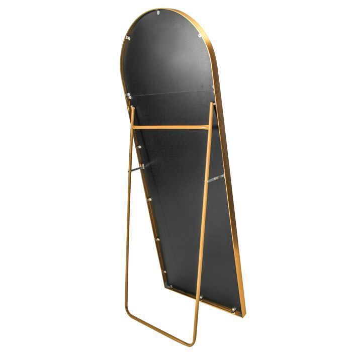 Miroir Sur Pied HOMCOM 154 Cm - Rectangulaire Pleine Longueur | Mural Ou Sol | Noir
