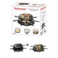 APPAREIL A RACLETTE RONDE GRILL 800W 6 pers MULTI couleurs-0
