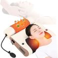 Masseur Cervical 4D, Appareil de Massage de Cou Intelligent à Impulsion électrique Avec Fonction de Chauffage, 6 Modes & 9 Int[521]-0