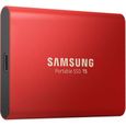 SAMSUNG - Disque SSD Externe - T5 rouge - 500 Go - (MU-PA500R/EU)-0