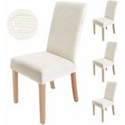 Housses de Chaise - LARGEIGHT - 4 Pièces - Extensible - Lavable - Protection Moderne