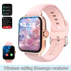 LASER GENETICS CARRON Smartwatch 1.83 pouces HD avec appels Bluetooth musique étanchéité surveillance sommeil podomètre pour Huawei Xiaomi