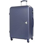 Valise grande taille Alistair - Collection Iron - 4 roues - ABS ultra résistant - Bleu