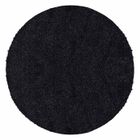Carpetsale24 Tapis de Salon Shaggy Uni Tapis Anthracite 200 cm Rond Chambre Tapis Poil Long Moelleux et Doux