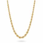 Collier - L'ATELIER D'AZUR - Or Jaune 18 Carats 750 - Maille Corde en Chute - Longueur 45cm - Largeur 0.50cm