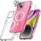 Coque pour iPhone 15 - MASSILIA TECH - Transparent - 2x Verre Trempé - Résistante - Protège Caméra