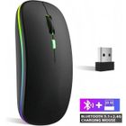 MTEVOTX Souris sans fil Bluetooth Rechargeable et Silencieuse - Compatible avec PC, Tablettes et Téléphones | Souris sans fil USB