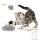WHDPETS Jouet interactif de chat Jouet chat électrique ®WHD© Souris Jouet USB Intelligente mobile Exercice pour Chat avec Plumes Recharge