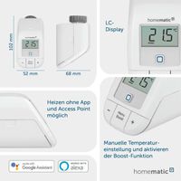 Homematic IP Thermostat de Radiateur Basic,153412A0 Blanc