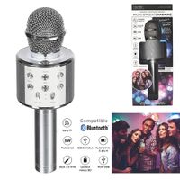 Enceinte Micro Karaoke 3W - Autonomie : 4 Heures - Prise Jack 3mm - Dimensions : 8 x 8 x 23.5 cm