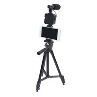 HURRISE kit de support de diffusion en direct Kit de vlogging pour smartphone équipement d'enregistrement de diffusion en direct