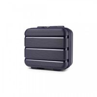 Kono Portable Vanity Case Rigide ABS Léger 33x15x31cm Trousse de Toilette pour Voyage, Marine