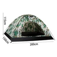 Tente de camping Ultra léger portable pour 2 3 personnes 200*150*115cm Tente de plage Randonnée, extérieure