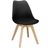 SPRINGOS® Chaise de cuisine, chaise de salle à manger avec pieds en bois