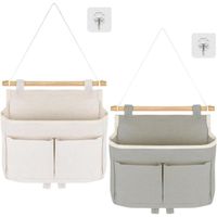 Poche Murale Suspendue Transparente 110x70 Cm - Organisateur Rangement Éducation Classe Maison Polyester