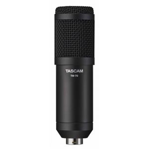 MICROPHONE - ACCESSOIRE Tascam TM-70 - Microphone Dynamique pour Poscast
