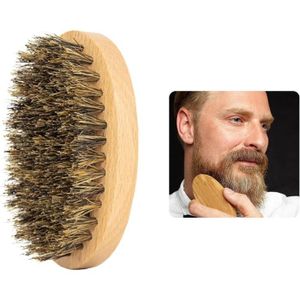 Brosse de barbe en poil de sanglier et bois ≡ M-SHOP