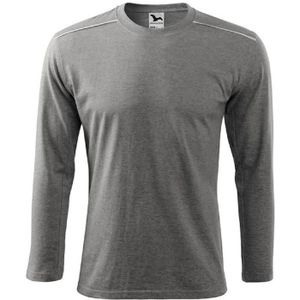 T-SHIRT T-shirt manches longues - Homme - MF112 - gris chi