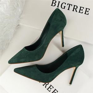 Escarpins vert sapin on sale