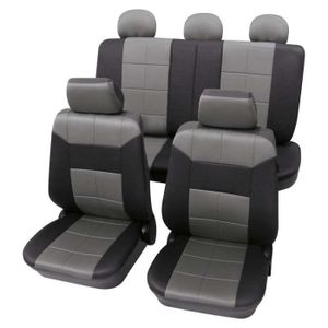 Petex Housses de Si/ège Auto Grises et Noires Elegantes pour Renault R19 1988-1995