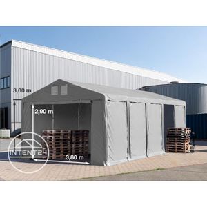 TONNELLE - BARNUM Tente de stockage - TOOLPORT - 5x10 m - PVC - H. 3