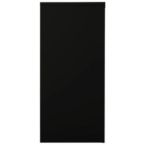 ARMOIRE DE CHAMBRE CAT Armoire à portes coulissantes Noir 90x40x90 cm