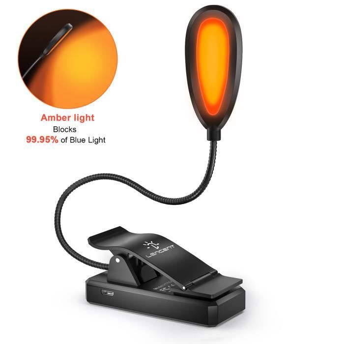 CELYST Lampe de Bureau LED avec Pince, Lampe à Pince Flexible, Lampe de  Lecture Clipsable pour